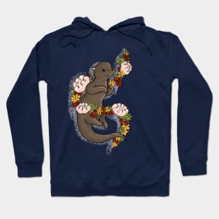 Floral Otter Hoodie